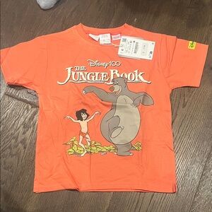 Zara Disney The Jungle Book Orange Kids Graphic Tee